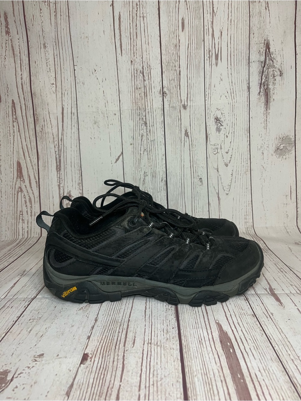 Merrell Moab 2 Vent Mens Size 10.5 Black Athletic Running Hiking Shoes Sneakers